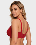 Soutien-gorge sans coutures Push-Up sans armatures col en V profond