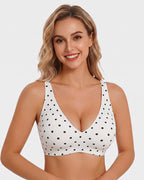 Soutien-gorge sans coutures Push-Up sans armatures col en V profond