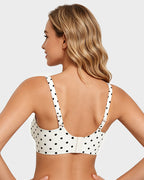 Soutien-gorge sans coutures Push-Up sans armatures col en V profond