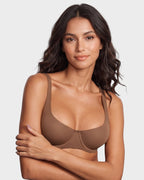 Soutien-gorge balconnet invisible sans couture – Maintien à armatures, bonnets A à G