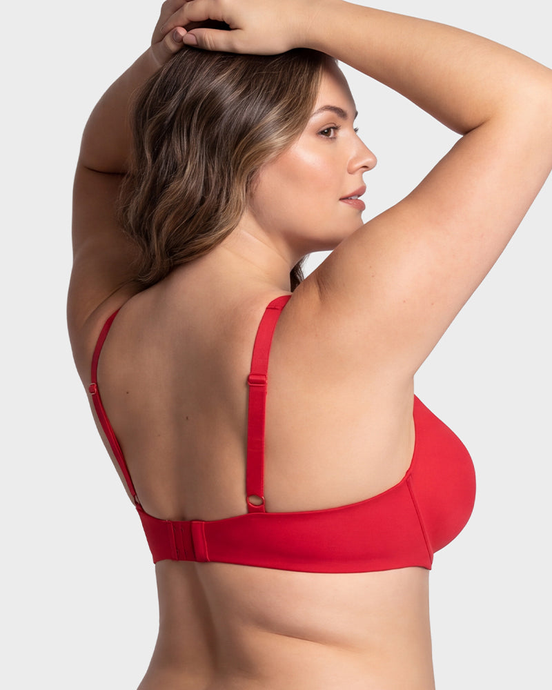 Soutien-gorge balconnet invisible sans couture – Maintien à armatures, bonnets A à G