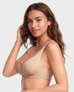 Soutien-gorge balconnet invisible sans couture – Maintien à armatures, bonnets A à G