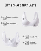 Soutien-gorge balconnet invisible sans couture – Maintien à armatures, bonnets A à G