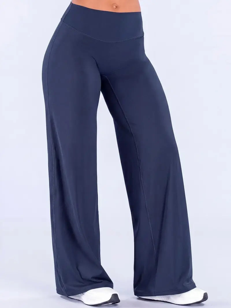 Women’s Leopard Print Wide-Leg Cropped Pants