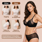 Soutien-gorge grande taille à armatures en dentelle écailles de sirène