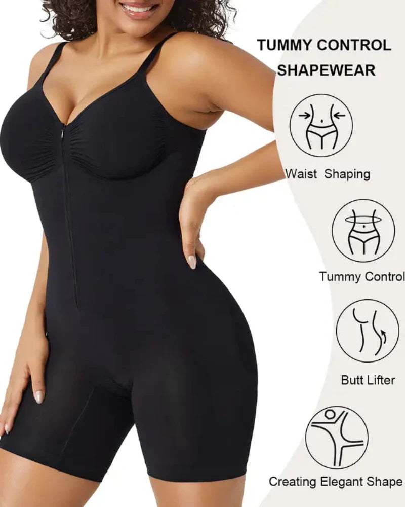 Body gainant zippé pour femme
