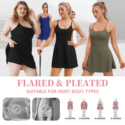 The Ultimate Tummy Control Backless Active Dress