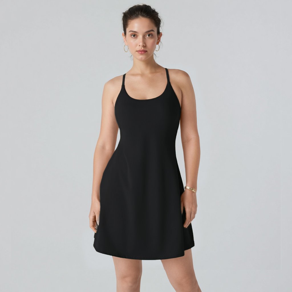 The Ultimate Tummy Control Backless Active Dress