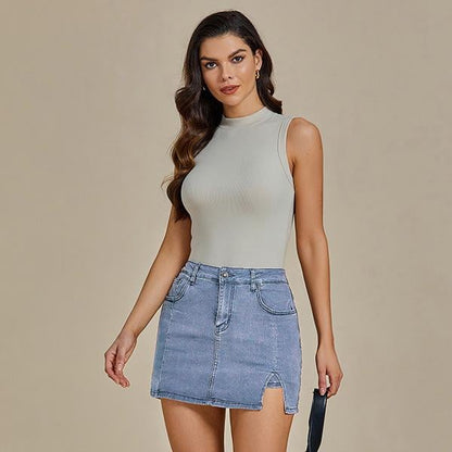 High Waisted Jean Shorts