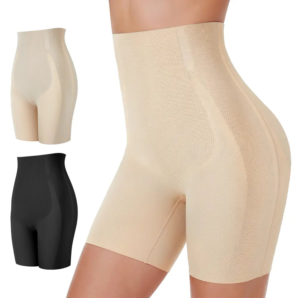 Short gainant taille haute ventre plat pour femme