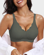Soutien-gorge push-up lissant, sans coutures et confortable