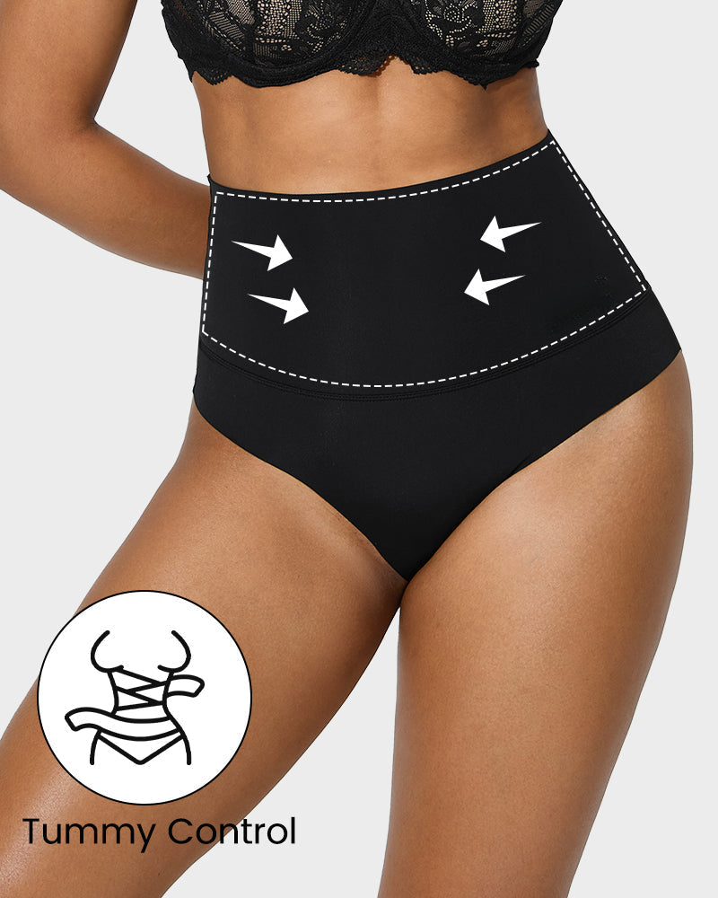 Lot de 3 slips taille haute gainants