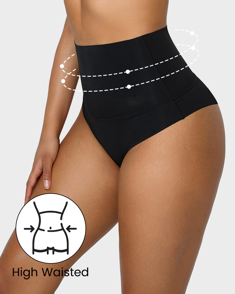 Lot de 3 slips taille haute gainants