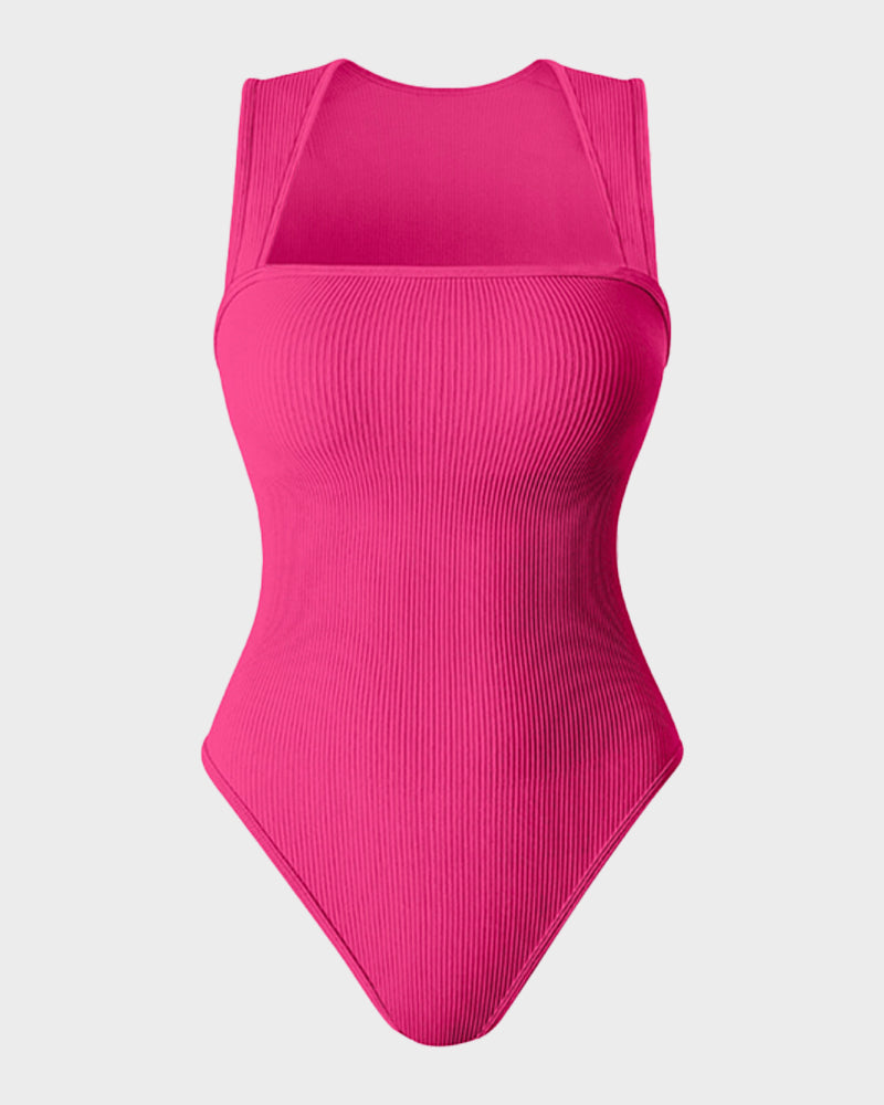 Sleeveless Tummy Control Tank Tops Bodysuits