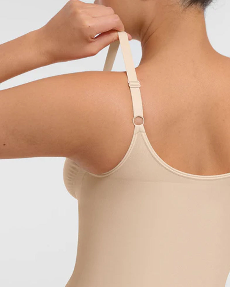 Body Combinaison String Seamless Avec Poitrine Couverte