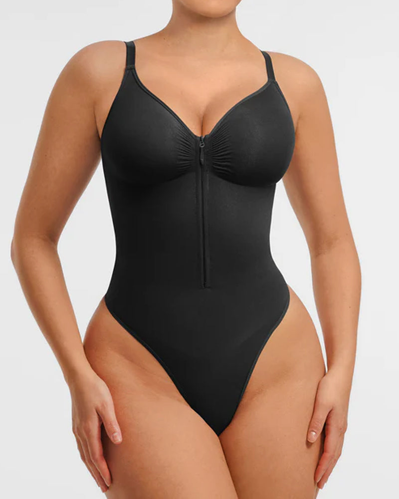 Body Combinaison String Seamless Avec Poitrine Couverte