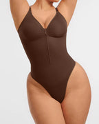 Body Combinaison String Seamless Avec Poitrine Couverte