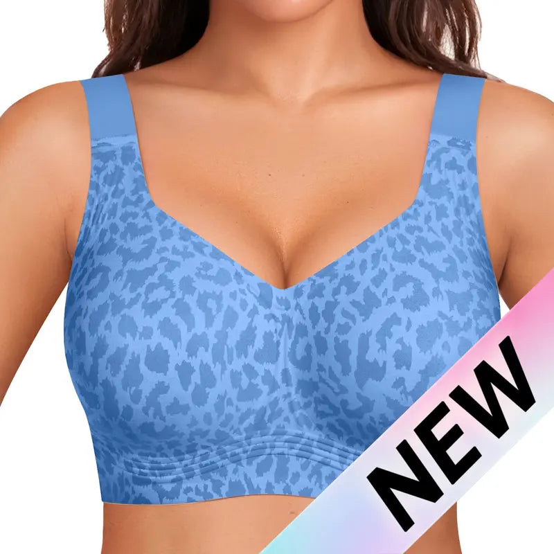 Soutien-gorge lissant sans armatures, sans fil, à couvrance complète