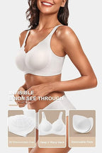 Soutien-gorge push-up lissant, sans coutures et confortable